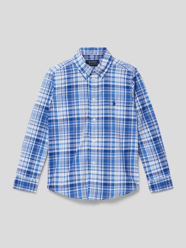 Freizeithemd mit Karomuster von Polo Ralph Lauren Kids Blau - 16