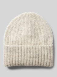 Beanie mit Strukturmuster und Alpaka-Anteil Modell 'EAST' von American Vintage Beige - 24