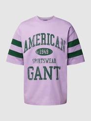 T-shirt met labelprint van Gant - 44