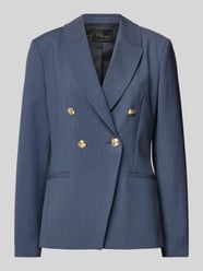 Slim fit blazer met dubbele knoopsluiting op 2 rijen van s.Oliver BLACK LABEL - 44