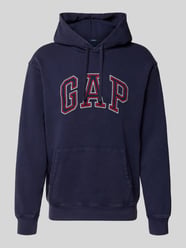 Bluza z kapturem z logo i kieszenią kangurką od GAP - 23