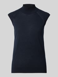 Bezrękawnik o kroju slim fit z czystej żywej wełny model 'FIPINI' od BOSS - 21