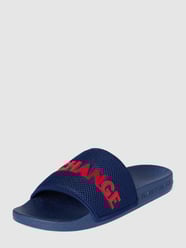 Slides mit Label-Applikation von ARMANI EXCHANGE Blau - 7