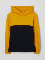 Hoodie van katoenmix, model 'Copenhagen' van Jack & Jones Geel - 28