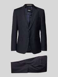 Slim Fit Anzug aus gestreifter Schurwolle von BOSS - 5