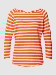 Longsleeve mit Streifenmuster von Rich & Royal Orange - 43