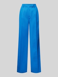 Regular Fit Bundfaltenhose mit Gürtelschlaufen von More & More Blau - 12