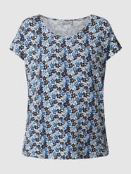 Blusenshirt mit floralem Muster Modell 'Fedot' von Fransa Blau / Türkis - 25