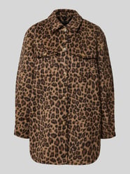 Oversized Hemdjacke mit Umlegekragen Modell 'SAGA' von PIECES - 24