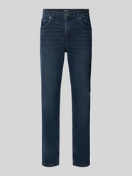 tapered fit jeans van mix van katoen en lyocell model 'AARJO TARPA' van ARMEDANGELS - 2