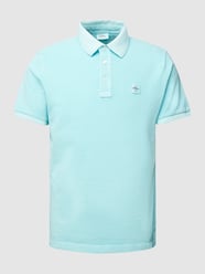 Poloshirt mit Label-Patch von s.Oliver RED LABEL Türkis - 33