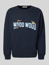 Sweatshirt met motiefstitching, model 'Hester' van Wood Wood - 8
