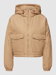Oversized Jacke mit Kapuze von Marc O'Polo Weiß - 20