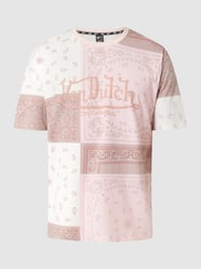 T-Shirt aus Bio-Baumwolle Modell 'Lucian' von Von Dutch Rosa - 36