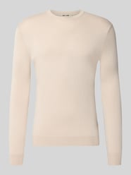 Regular Fit Pullover aus Viskose-Mix Modell 'WYLER' von ONLY & SONS Beige - 2