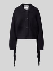 Boxy fit cardigan van viscosemix, model 'ISTERN' van Essentiel Antwerp - 16