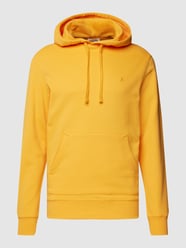 Hoodie met labelstitching, model 'PAANCHO' van Armedangels Geel - 18
