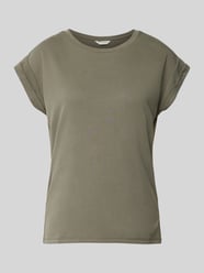 T-shirt met kapmouwen, model 'Birdia' van MSCH Copenhagen Groen - 21