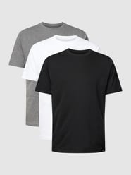 T-shirt met ronde hals in een set van 3 stuks van Dickies Grijs / zwart - 29