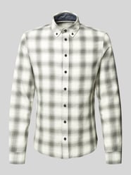 Freizeithemd mit Button-Down-Kragen von Blend Grau - 10