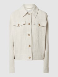 Blazer aus Leinen-Viskose-Mix von Marc O'Polo Beige - 24