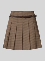 Minirok met viscose in geplooide look van Jake*s Collection - 21