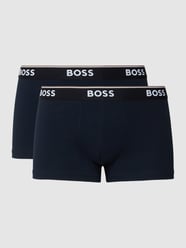 Boxershort met elastische band met logo in een set van 3 stuks van BOSS Blauw / turquoise - 23