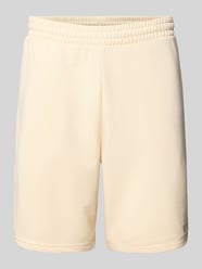 Relaxed fit sweatshorts met labelstitching van REVIEW - 1