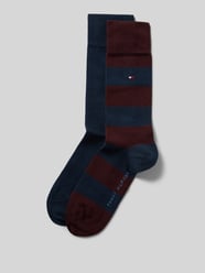 Skarpety z mieszanki bawełny w zestaw 2 szt. od Tommy Hilfiger - 24