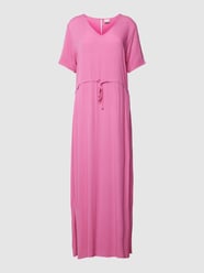 Maxikleid mit Tunnelzug Modell 'Marrakech' von ICHI Rosa - 18
