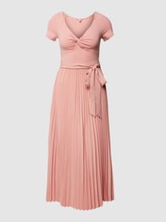 Midi-jurk met tailleband van Guess Oranje - 44