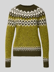 Gebreide pullover in Noorse look, model 'Novala' van FREE/QUENT - 27