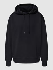 Bluza z kapturem o kroju oversized z detalem z logo od Seidensticker Studio Niebieski - 21