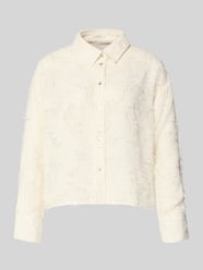 Boxy fit blouse in all-over look model 'Fenima' van OPUS - 16