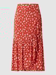 Midirok in wikkellook, model 'Ruffle'  van MADEWELL Rood - 30