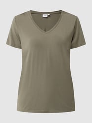 T-shirt met stretch, model 'Adelia'  van Saint Tropez Groen - 30