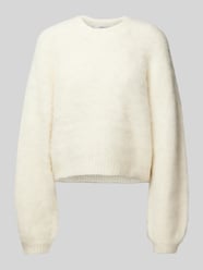 Gebreide pullover met extra brede schouders, model 'Sabi' van Gestuz - 35