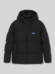 Relaxed fit gewatteerd jack met capuchon, model 'BODO' van Hugo Blue - 20