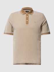 Koszulka polo z paskami w kontrastowym kolorze model ‘BLUWIN’ od Jack & Jones Premium Beżowy - 33