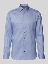 Slim fit zakelijk overhemd met kentkraag van ETERNA - 9