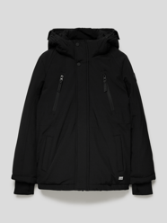 Jacke mit Label-Patch Modell 'Worcks' von CARS JEANS Schwarz - 38
