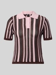 Modern Fit Poloshirt in Strick-Optik Modell 'PETRA' von MANGO - 33