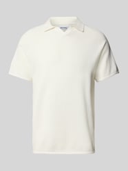 Slim Fit Poloshirt mit Strukturmuster Modell 'HILL KNIT' von JACK & JONES - 9
