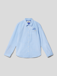 Hemd mit Nadelstreifen von Scotch & Soda Blau / Türkis - 40