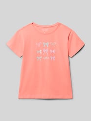 t-shirt z okrągłym dekoltem i nadrukiem z motywem od Blue Seven - 35