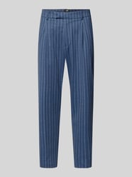Spodnie garniturowe w kroju slim fit z domieszką wiskozy model 'Silvio' od CINQUE - 23