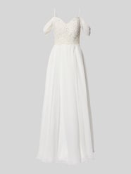 Brautkleid mit Spaghettiträger von LUXUAR FASHION - 29