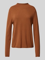 Gebreide pullover met turtleneck van MAERZ Muenchen Bruin - 35