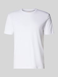 T-Shirt mit geripptem Rundhalsausschnitt von Christian Berg Men - 12