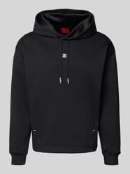 Bluza z kapturem o kroju regular fit z mieszanki bawełny model „DINEO” od HUGO - 38